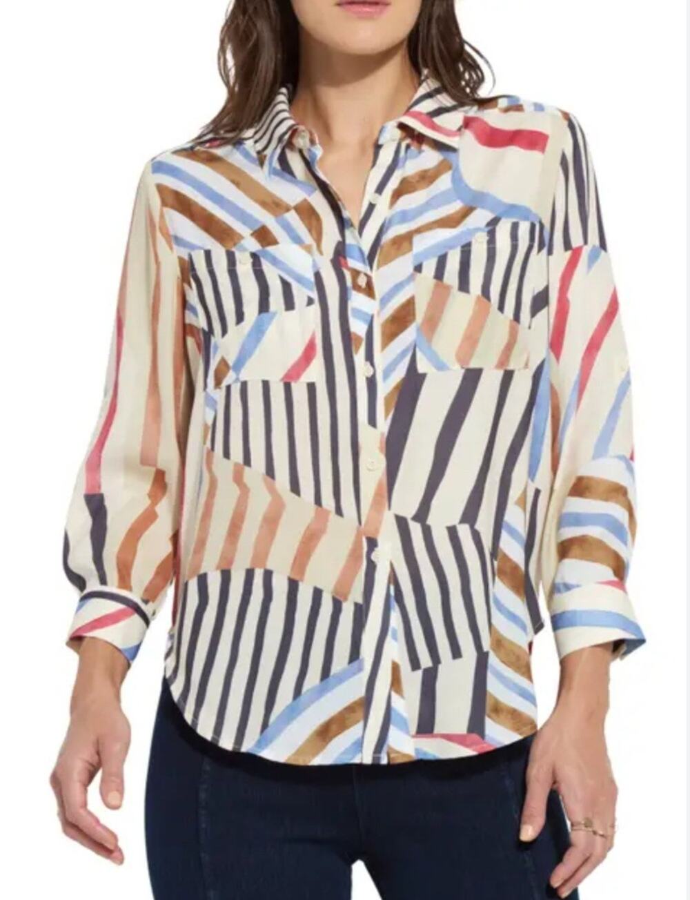 lysse yesenia utility button up shirt